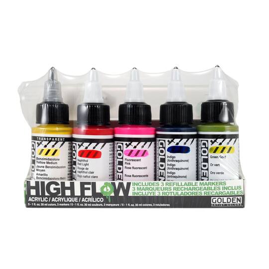 Golden® High Flow Acrylic Marker Set